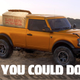 Illustration for article titled This Is What A Bronco-Based Pickup Could Look Like